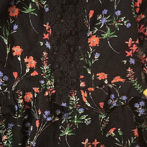 Honey Punch Flowy Long Sleeve Floral Romper - Picture 5 of 10